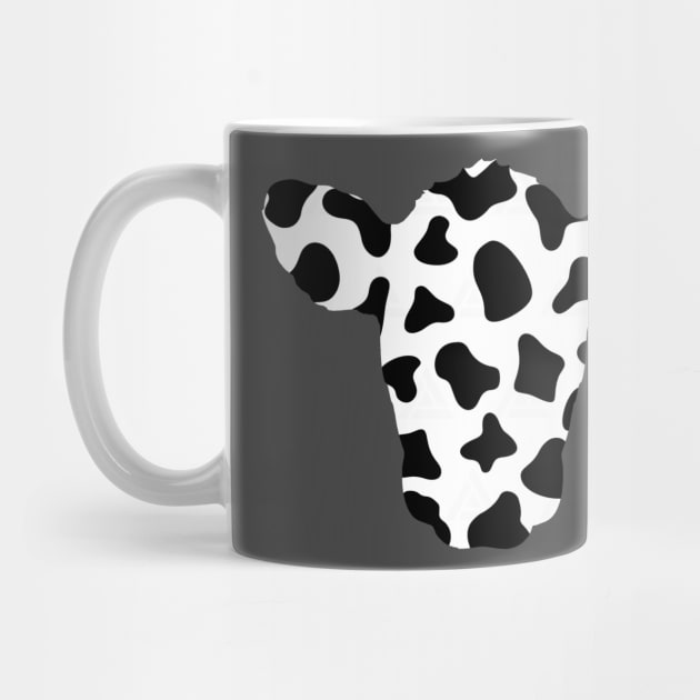 Cow Print Head by DonWillisJrArt